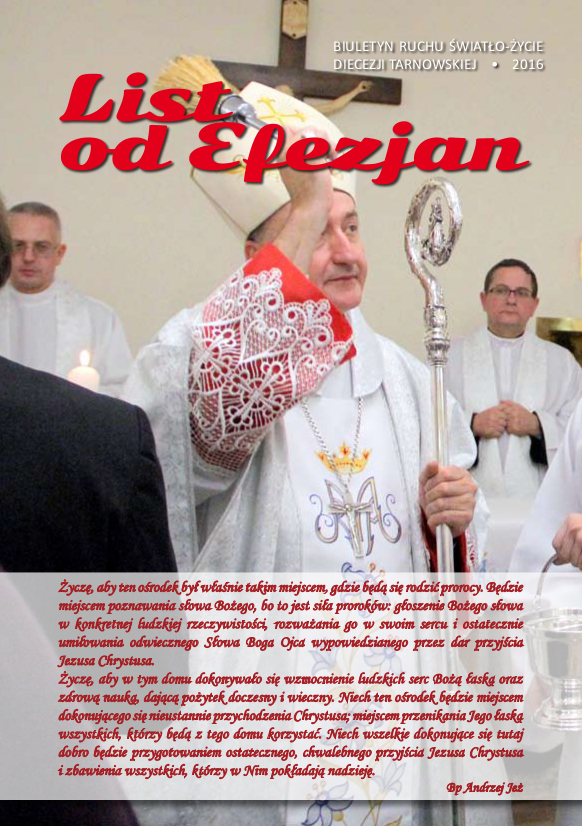 List od Efezjan 2016 okladka